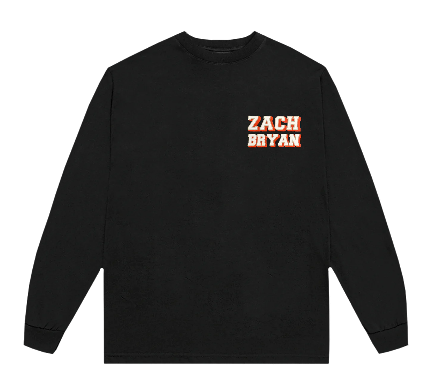 American Heartbreak Long Sleeve Black Tee