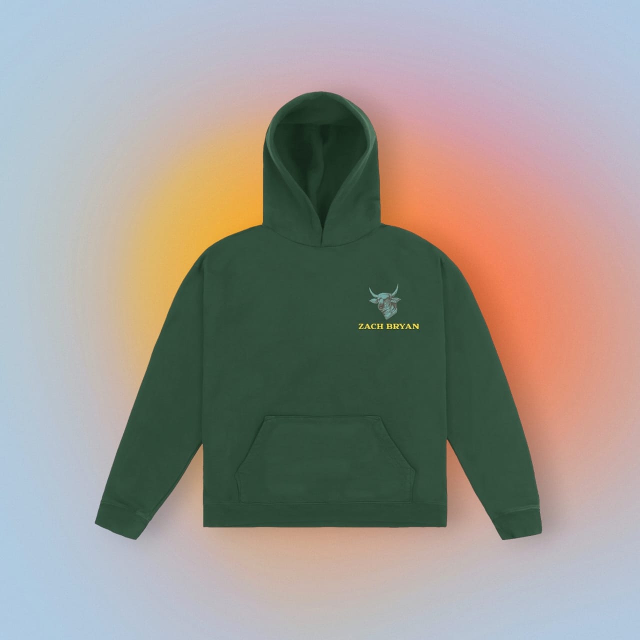 Burn Burn Burn Tour Bull Hoodie Green