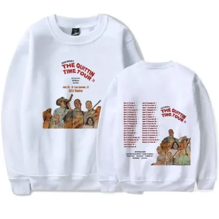 Zach Bryan The Quittin Time Tour Sweatshirt