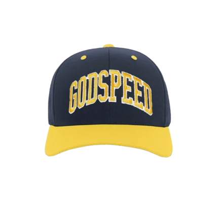 ZB Godspeed Michigan Hat – Navy & Yellow | Zach Bryan Michigan Show Collection